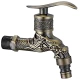 Protección anticongelante: Diseñado con un mecanismo anticongelante, este grifo de agua multiusos evita la congelación y el estallido durante el clima frío..Garantiza un flujo de agua ininterrumpido y protege su sistema de riego o lavadora de daños.