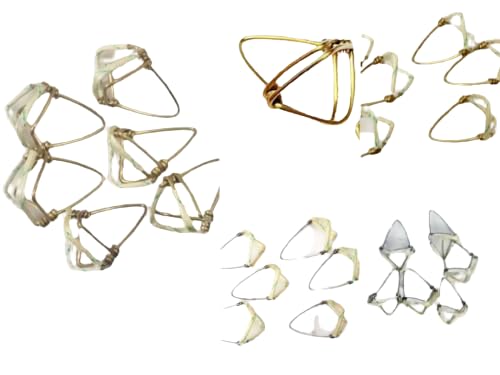 SET OF 25 (6 IRON SINGLE+DOUBLE+6 BRASS SINGLE+DOUBLE+1 SPECIAL BRASS MIZRAB) BANARAS GIFT