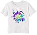 Erido Splatoon Calamaro Bambini Unisex Ragazzi Ragazze T-Shirt Maglietta Bianco Maniche Corte Dimensioni XL Kids Boys Girls White X-Large Size XL