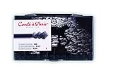 Conté à Paris 12 Count B Sketching Crayons Set, Black