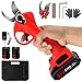 Produktbild Professionelle Schnurlose Elektrische Gartenschere, Akku Astschere 30 mm Schnittdurchmesser, 2X 2Ah Akku 68 Arbeitsstunden, 21V Astschere, Rebschere, Baumschere, Rosenschere AOSTOK
