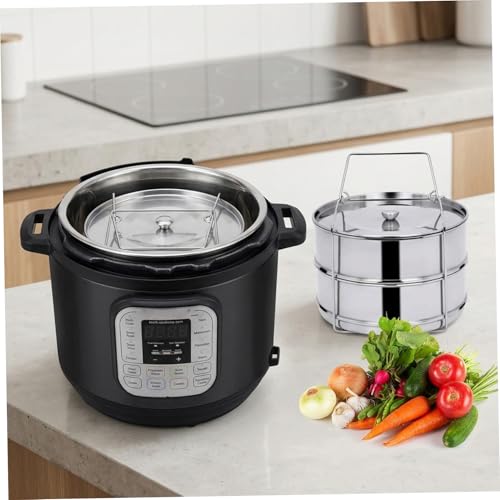 Panier vapeur en acier inoxydable robuste avec accessoires de cuisson