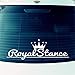 pegatina de pared 3d 19 cm * 60 cm Royal Stance Sticker en tu auto Moto Decor Decals