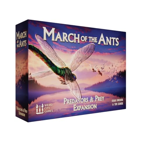 March of the Ants - Predators & Prey Juego de Mesa Expansión por Weird City Games | Edades 14+ | 1-5 Jugadores | Nuevas Cartas de Hormigas | Módulos avanzados para mayor profundidad de juego miniatura 1