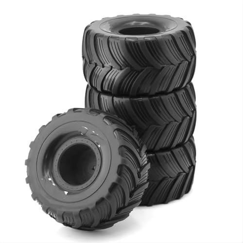 Pneus Losi Mini LMT 1/10 de 100mm pour rouler sur la terre et le sable en session tout-terrain