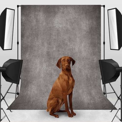 Fondo Fotográfico Gris 6x9ft para Estudio y Retrato miniatura 3