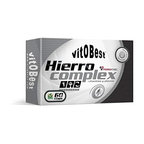 Suplemento de Hierro Complejo de 60 Capsulas de Vit.O.Best Cover