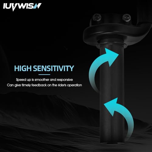 Image of Dirt Bike Throttle Assembly with Throttle Cable