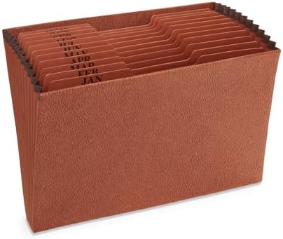 Blue Summit Supplies Monthly Accordion File Organizer, 12 Pockets, Letter image 5