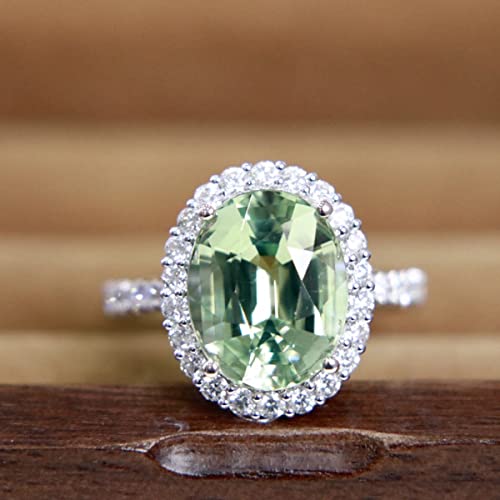 925 stearling Silver Light Green Colorful Gemstone Women Hollow Round Diamond Ring Vintage Floral Zircon Engagement Wedding Band Cocktail Party Crystal Rings2