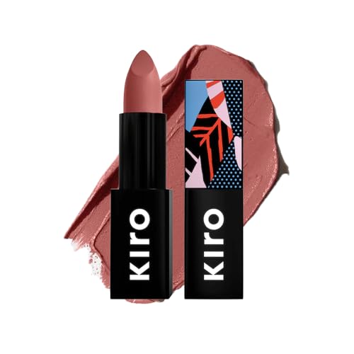 Image of Kiro Moist Matte Lipstick - Warm Nutmeg (Deep Nude), 4.2g | Super-Pigmented, Long-Lasting, Moisturizing, Non-Drying, Non-Feathering, Smudge Proof | Skin Care Infused with Natural Oils