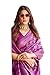SWORNOF Womens Kanjivaram Silk Saree with Zari Woven Saree With Blouse Piece (PURPLE-2)