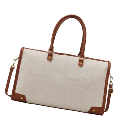 Sac de voyage pliable marron pour femme qui résout le manque de place