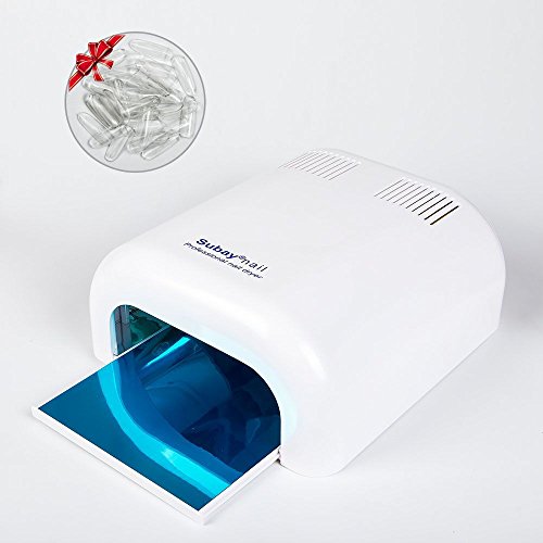 36W UV Lamp Nail Dryer for Art Gel Polish Care Kit Tools (Fake Nail Tips for Free)