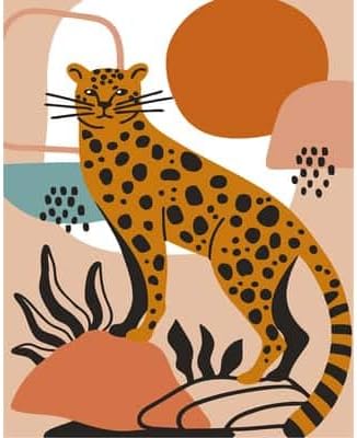 Cheetah Paint-by-Number Kit by Artist's Loft