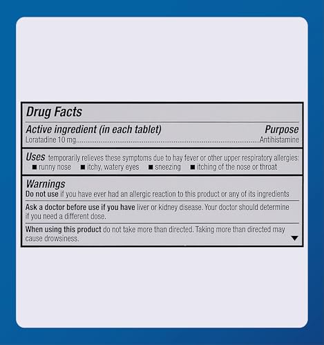 Major 701025 Allergy Loratadine 10 Mg Tablets thumb #4