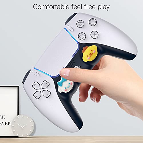 Image of PERFECTSIGHT Cute Thumb Grip Caps for Switch 2 2025, PS5, PS4, Xbox Series X /S, Xbox One, Switch PRO Controller, 4PCS Kawaii Soft Skin Rubber 3D Analog Thumbsticks Grips Joystick Cover, Big Ear