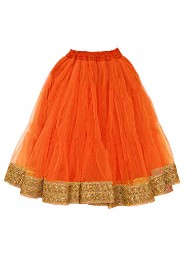 Image of A.T.U.N. (ALL THINGS UBER NICE) Girl's Ghagra Synthetic Readymade Lehenga Choli