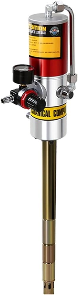 Pistola de engrase neumática, bomba de grasa accionada por aire con relación 50:1, 30-40 Mpa 0,85 l/min, for maquinaria de construcción, equipos y máquinas agrícolas (Color : A, Size : 620mm)