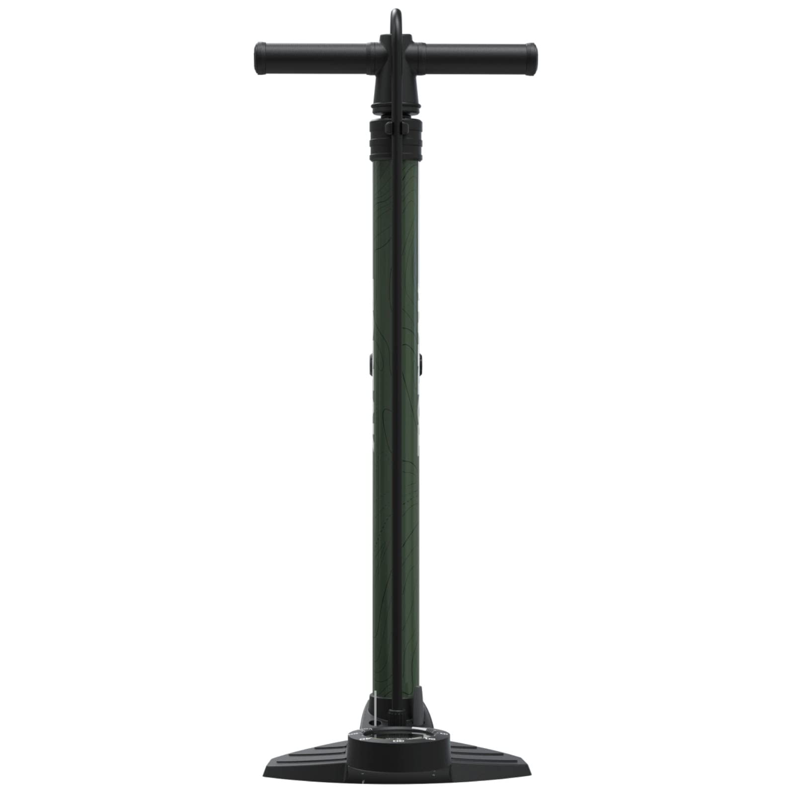 Topeak Standpumpe Joeblow Mountain ll, Schwarz Grün, 15700203