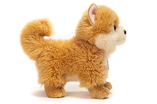 Teddy Hermann 91922 Hund Zwergspitz 22 cm, Kuscheltier, Plüschtier mit recycelter Füllung – Bild 4