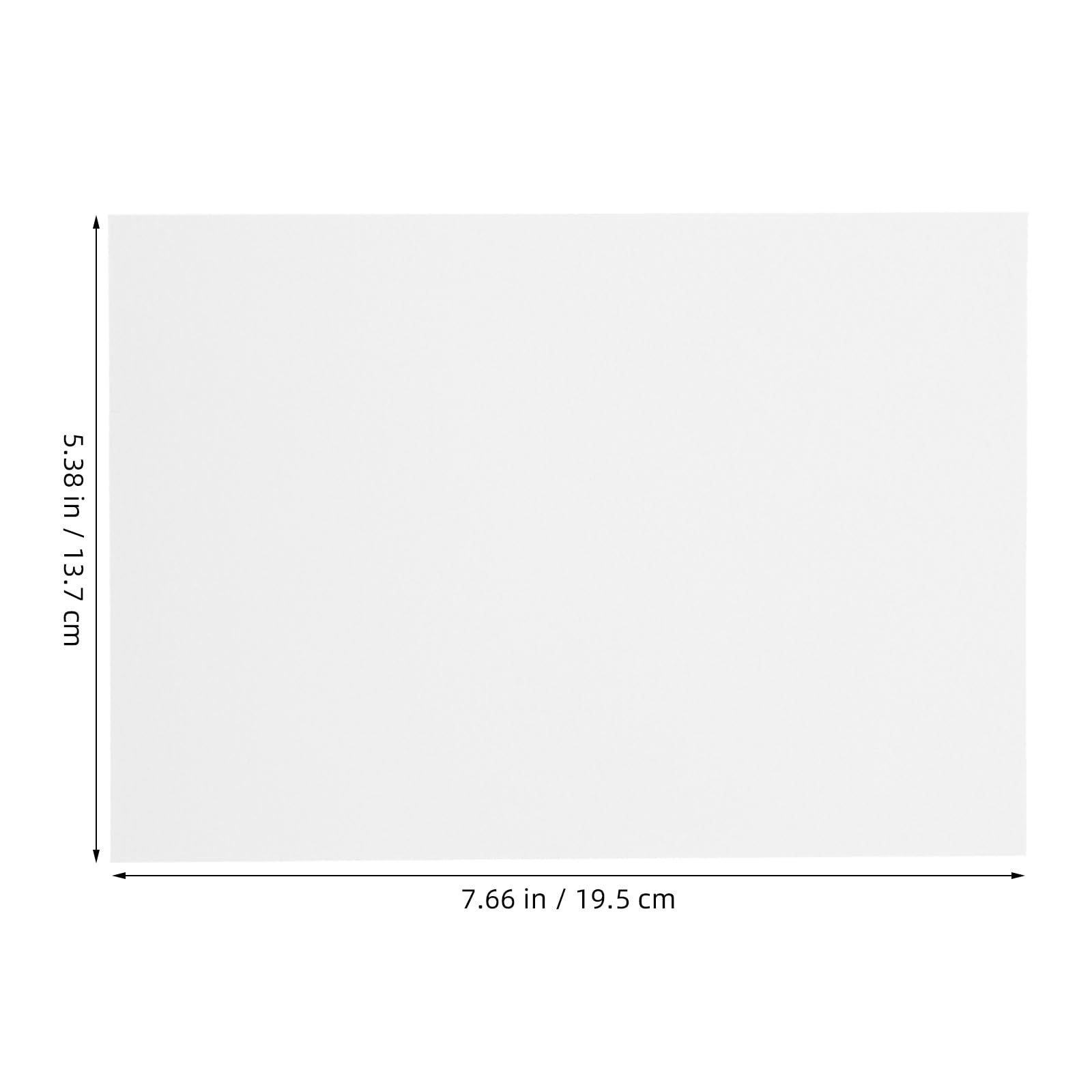 Lurrose Lot de 80 feuilles de papier aquarelle : papier blanc pressé à froid, 300 g/m², format 13,7 x 19,6 cm, idéal pour le dessin et les loisirs créatifs, pour les artistes débutants et