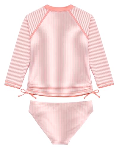 Image of weVSwe Girls Rash Guard Set 2-Piece UPF 50+ Sun Protection Swimsuit 2T-14 Years
