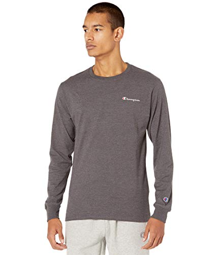 Image of Champion Men's Long Sleeve T-shirt, Classic T-shirt for Men (Reg. Or Big & Tall)