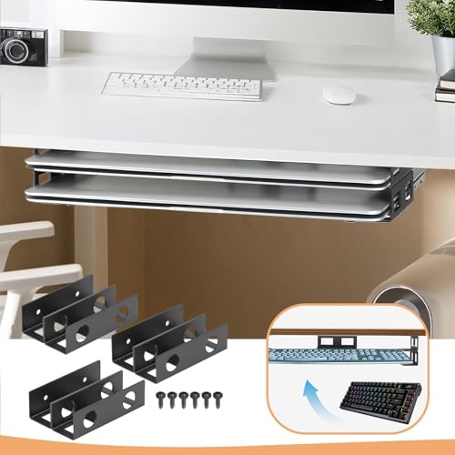 Étagère sous bureau pour ordinateur portable idéale en télétravail - 4