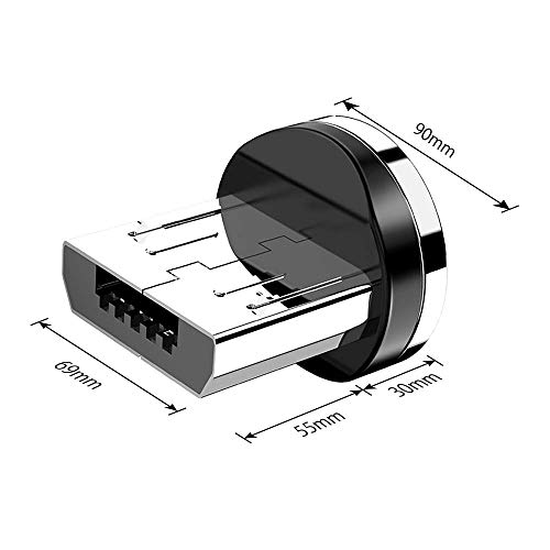3 Magnetic Tips, Cafele 3 Pack Micro Usb Multi Magnetic Adapter Magnet Connector For Magnetic Charging Cable,Used For Cellphone Shaver Headset Earphone Flashlight Camera Micro Devices Etc #TOP1