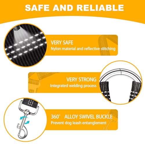 2-Pack Headrest-Mounted Dog Seatbelt