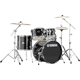 Yamaha Rydeen 5pc Shell Pack with 20' Bass Drum, Black Glitter