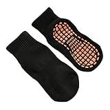 [GAROZATION] 3組滑り止め フロアソックス 子供用 コッソックス トランポリンソックス 対応年齢 歳 黒