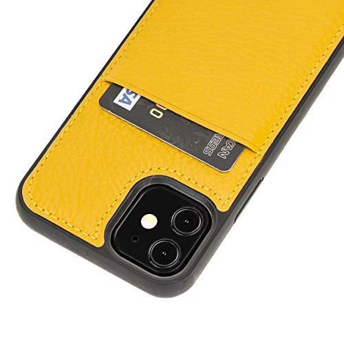 Étui portefeuille en cuir iPhone 12 Mini avec protection RFID et dos rembourré