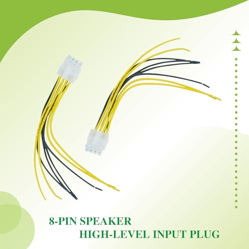 Conector 8 pines para altavoz para amplificador Alpine MRV MRP V12 miniatura 6