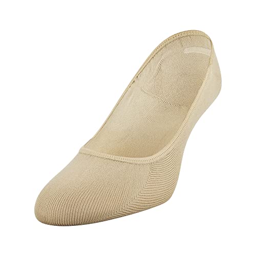 Peds Women's Lightweight Low Cut No Show Socks, Multipairs, Black/Nude (6-Pairs), Shoe Size: 5-10 #TOP2