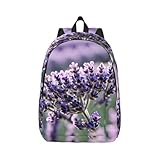 Photo Gallery wopqs zaino in tela con fiori di lavanda, multifunzionale, borsa per computer portatile, campeggio, escursionismo, viaggio, nero , s Photo Gallery wopqs zaino in tela con fiori di lavanda, multifunzionale, borsa per computer portatile, campeggio, escursionismo, viaggio, nero , s