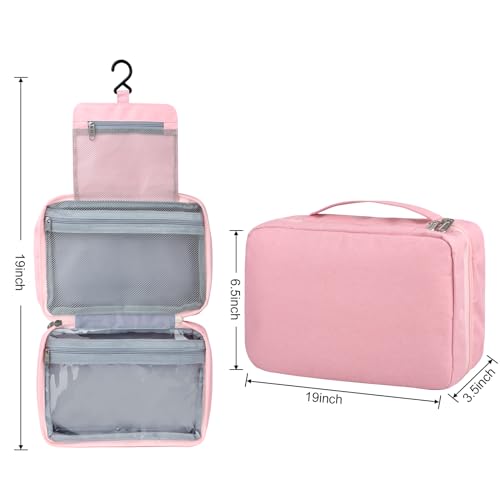 Etercycle-Toiletry-Bag-for-Women-Men-Waterproof-Hanging-Toiletry-Bags-for-Traveling-Portable-Foldable-Travel-Wash-bag-with-Hanging-Hook-Shaving-Bag-for-Bathroom-Shower