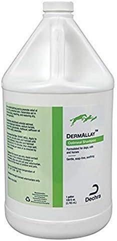 Dechra DermAllay Oatmeal Shampoo For Dogs, Cats & Horses (Gallon) - Gentle, Soap-Free and Soothing
