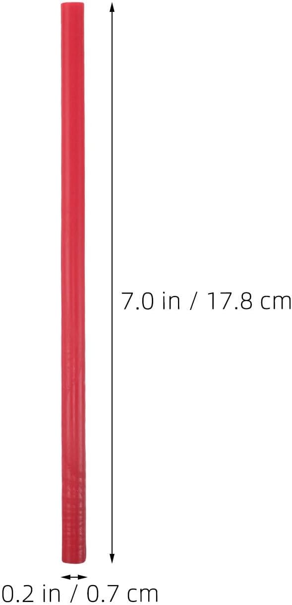 5pcs Snowboard Wax Tuning Stick and Base Repair Candle Kit for Ski and Snowboard Red Wax Material with Strong Bonding and Quick Repair Features for Skiing the Go