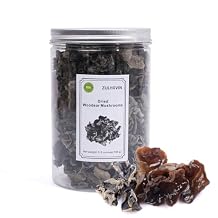 ZULHGVIN Black Fungus Mushrooms Dried Wood ear Mushrooms organic In-season picking naturally air dry 5.5oz156g