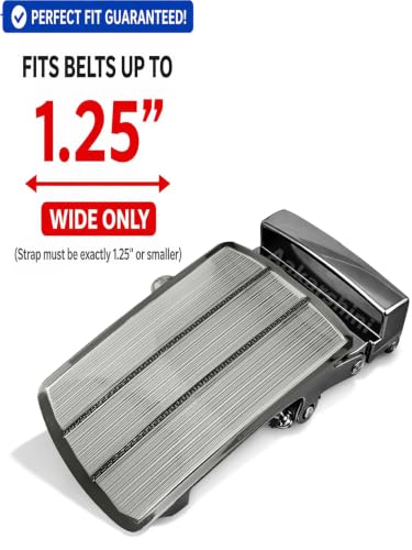 Image of Auto lock belt buckle only for men | No belt Included | for 1.25 Inches WIDE belts ONLY