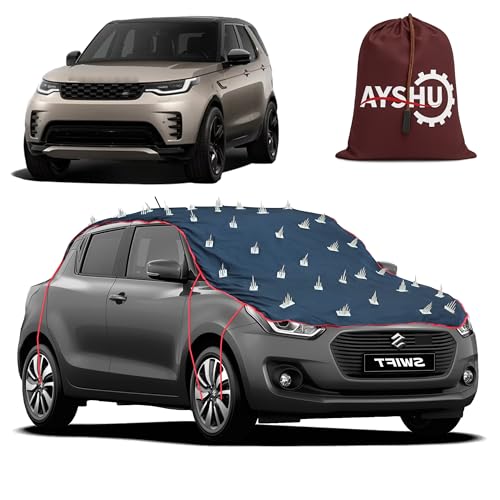 Image of AYSHU Water-Resistant Spike Car Cover for Land Rover Discovery - Protects from Dogs, Monkeys, Dust, Sunlight & UV - Full Roof Universal Fit