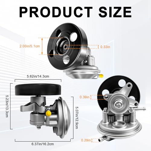 Bomba de vacío 904-862 con polea compatible con modelos Isuzu NPR miniatura 2