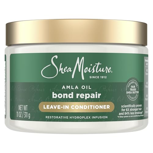 Shea Moisture Bond Repair Leave-In Conditioner Amla Oil Protects Against Damage And Strengthens Hair...