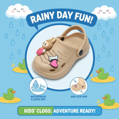 Image of GLJ Clogs for Kid Boy and Girl