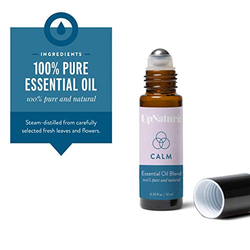 Rescue Essential Oil Roller Set - Muscle Relief, Peace, Calming and Breathe Essential Oils Blends - Easy Application, Pre-Diluted Roll-On with Leak-Proof Rollerball - Perfect Stocking Stuffers!