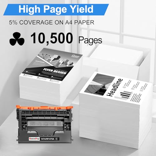 Image of 147A Black Toner Cartridge 2-Pack High Yield with Chip