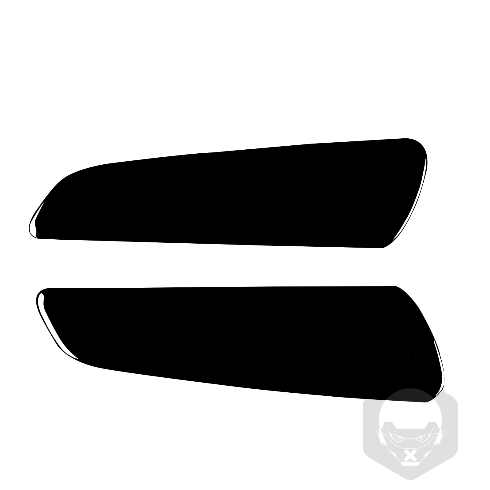 PJFUS Car Rear Trunk Inside Plate Panel Mat Cover Sticker Glossy Bright Piano Black Decal Interior Trim Sticker Compatible with Jeep Grand Cherokee WK2 2011-2020 Auto Decoration Accessories