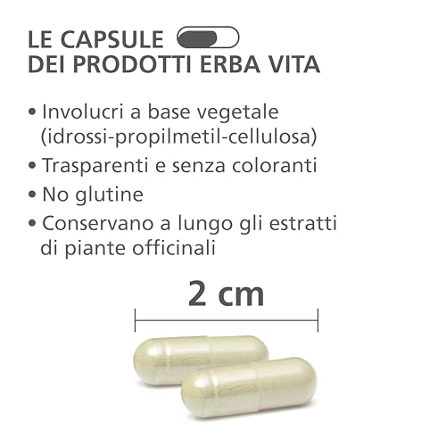 ERBA VITA Integratore Alimentare di Cardo Mariano, 60 Capsule - Utile alla depurazione e detossificazione del fegato, 60 unità, 1 - 3